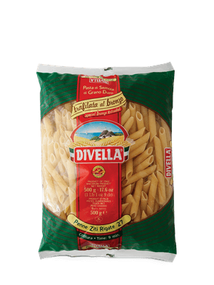 Penne Trafilata Al Bronzo Italiano 500G Divella