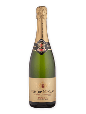 François Montand Blanc de Blancs Méthode Traditionnelle Demi-Sec