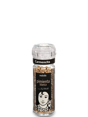 Pimenta Branca Com Moedor 55G Carmencita