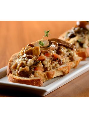 Bruschetta com Mix de Funghi Porcini