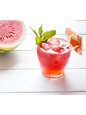 Suco de Melancia com chá verde