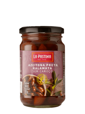 Azeitona Preta Sem Caroço 360G La Pastina