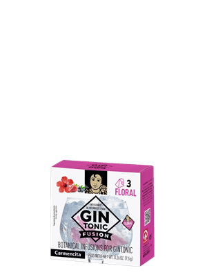 Sachê Floral para Infusão de Gin Tônica 7,5G Carmencita