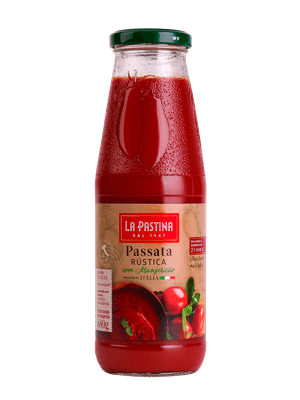 Passata Rústica Italiana Com Manjericão 680G La Pastina