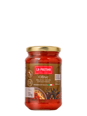 Molho Azeitonas Italiano 320G La Pastina - Pronto Para Consumo