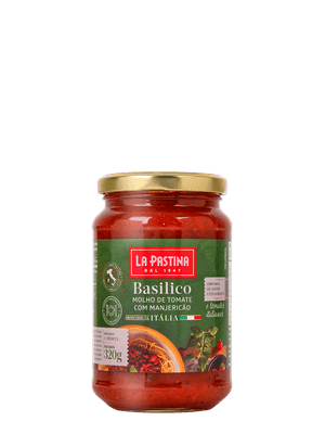 Molho Manjericão Italiano 320G La Pastina - Pronto Para Consumo