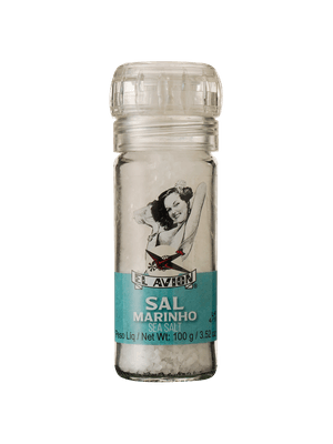 Sal Marinho Com Moedor 100g El Avión