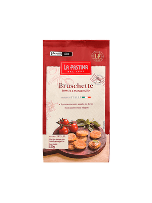 Chips de Bruschetta com Pomodoro e Basílico Italiano 150G La Pastina