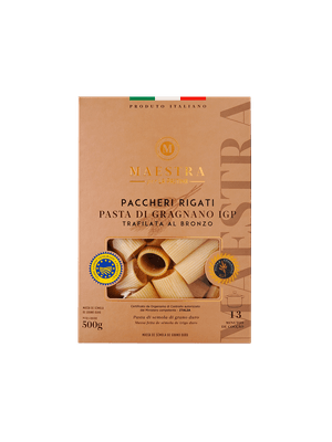 Paccheri Rigati  Di Gragnano DOP 500g Maestra Per La Pastina