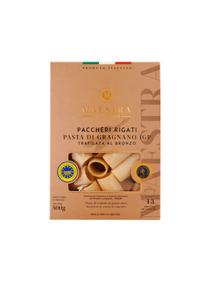 Paccheri Rigati  Di Gragnano DOP 500g Maestra Per La Pastina