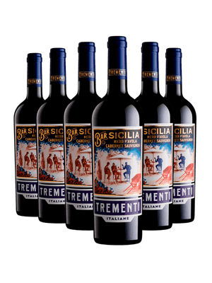 Kit 6 Trementi Bar Sicilia Cabernet Sauvignon & Nero D'avola