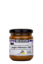 024388 - Mostarda Dijon com Balsamico e Mel Beaufor 200g_
