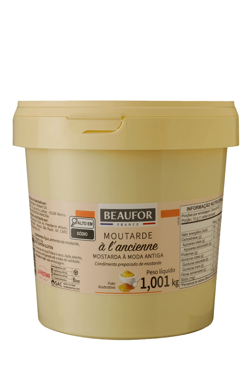 021325 - MOSTARDA FR BEAUFOR ANCIENNE BALDE 1,001KG