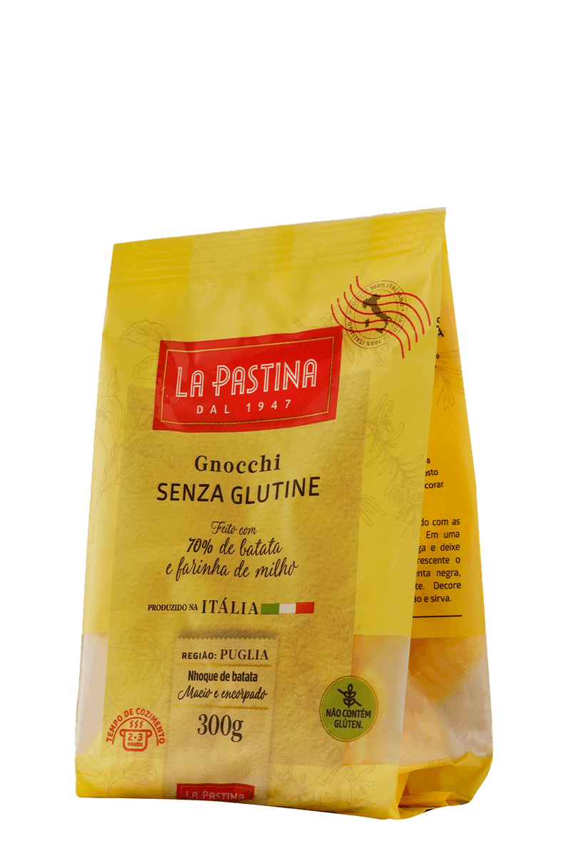 023413 - Gnocchi Sem Gluten Italiano 300G La Pastina LATERAL