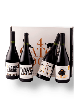 Kit 4 Cuatro Gatos Locos Malbec